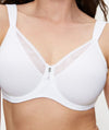 Triumph True Shape Sensation Minimiser Underwire Bra - White Bras