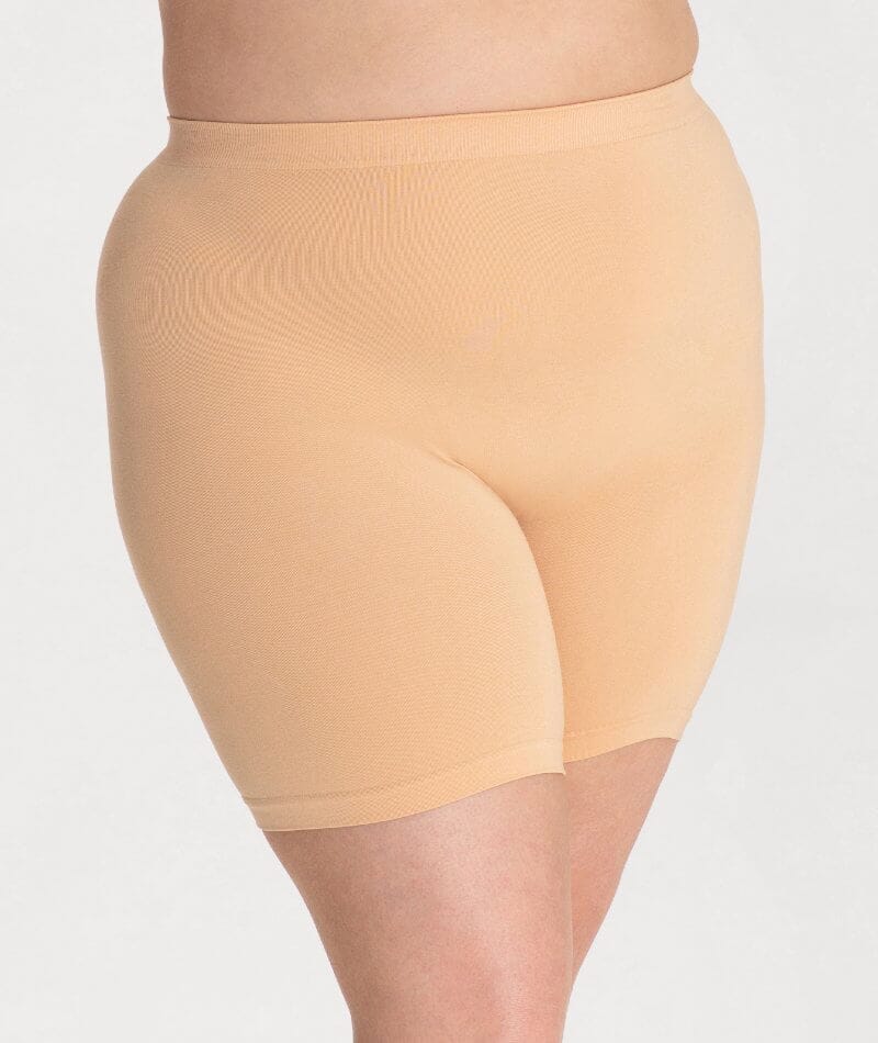 Underbliss Seamless Bamboo Blend Anti-Chafing Shorts - Frappe Shapewear