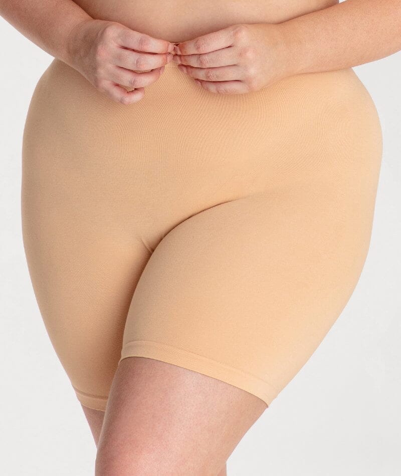 Underbliss Seamless Bamboo Blend Anti-Chafing Shorts - Frappe