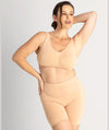 Underbliss Seamless Bamboo Blend Anti-Chafing Shorts - Frappe Shapewear