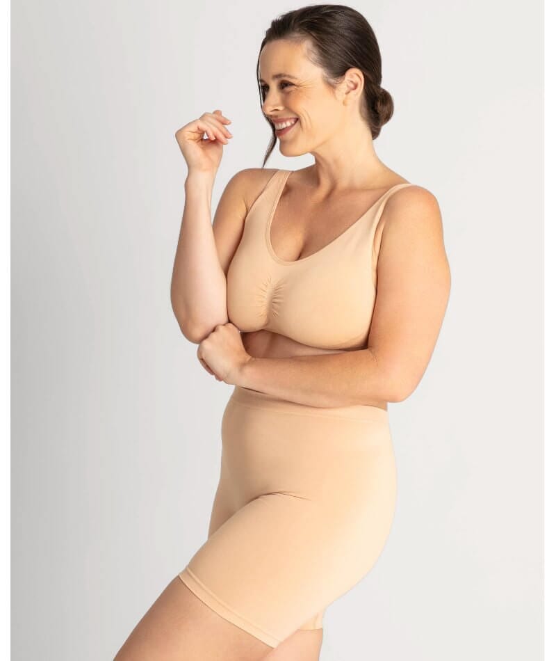 Underbliss Seamless Bamboo Blend Comfort Wire-free Bra 2 Pack - Black/Frappe Bras 