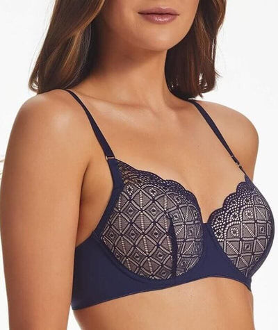 Underline by Finelines Eternal Demi Bra - Midnight Bras