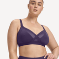 Nala Maternity Support Wirefree Bralette Bra - Mulberry
