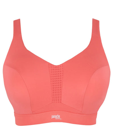 Panache Sport Endurance Ultra Perform Non Padded Underwire Sports Bra - Grapefruit