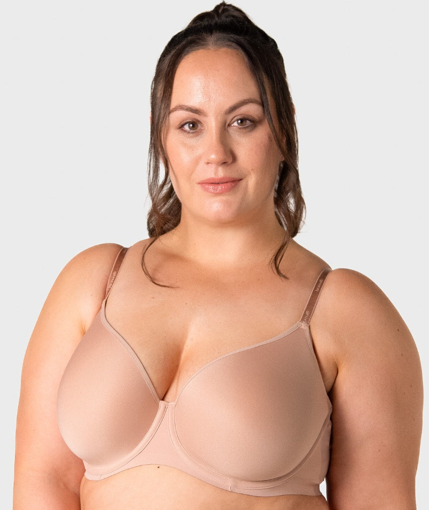Evolve Effortless Sculpt T-Shirt Flexi-Wired Bra - Cashmere
