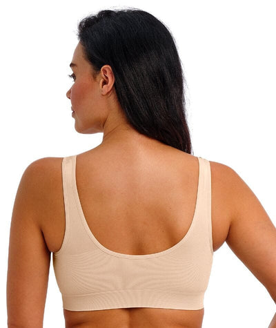 Wacoal B-Smooth Front-Closure Wire-free Bralette - Nude Bras