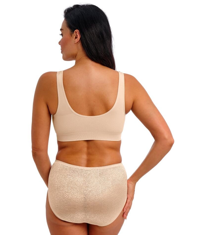 Wacoal B-Smooth Front-Closure Wire-free Bralette - Nude Bras 