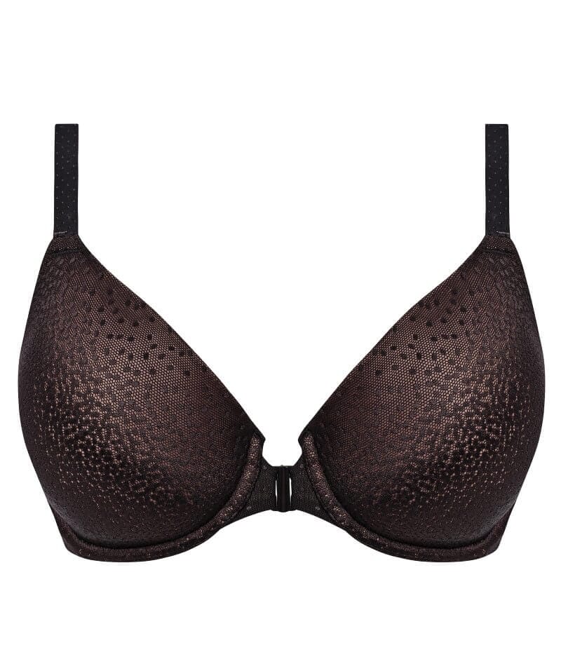 Wacoal Back Appeal Underwire Front-Closure Bra - Black Bras 