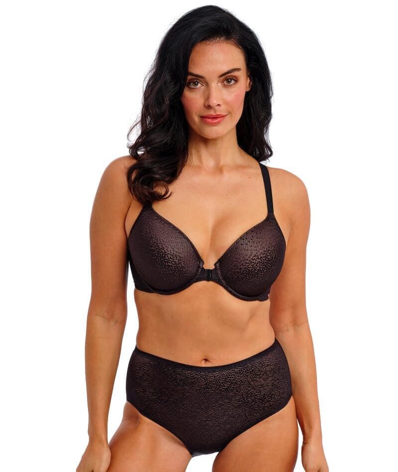 Wacoal Back Appeal Underwire Front-Closure Bra - Black Bras