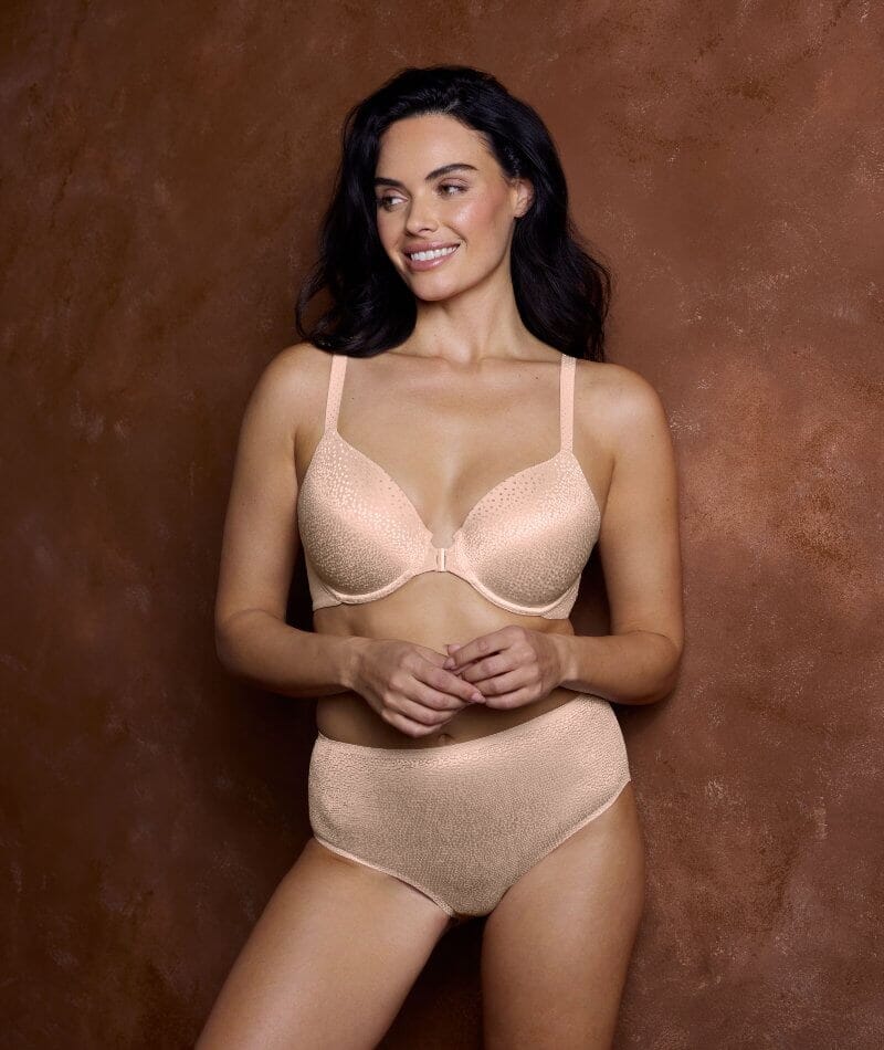 Wacoal Back Appeal Underwire Front-Closure Bra - Rose Dust Bras 