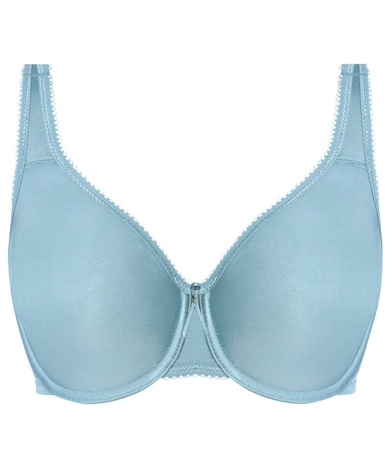 Wacoal Women's How Perfect Wire Free T-Shirt Bra, Provincial Blue, 36DD