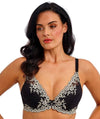 Wacoal Embrace Lace Plunge Underwire Bra - Black Bras