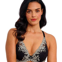 Wacoal Embrace Lace Plunge Underwire Bra - Black