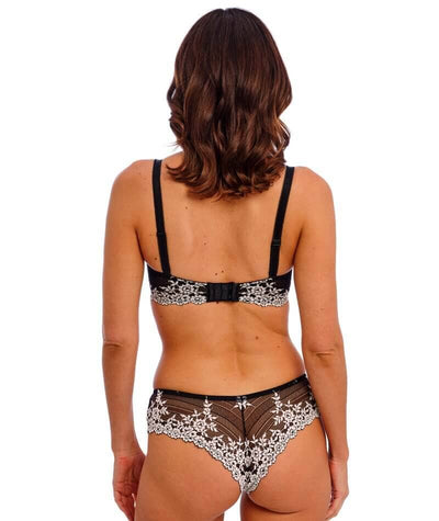 Wacoal Embrace Lace Plunge Underwire Bra - Black Bras