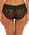 Wacoal Halo Lace Bikini Brief - Black Knickers