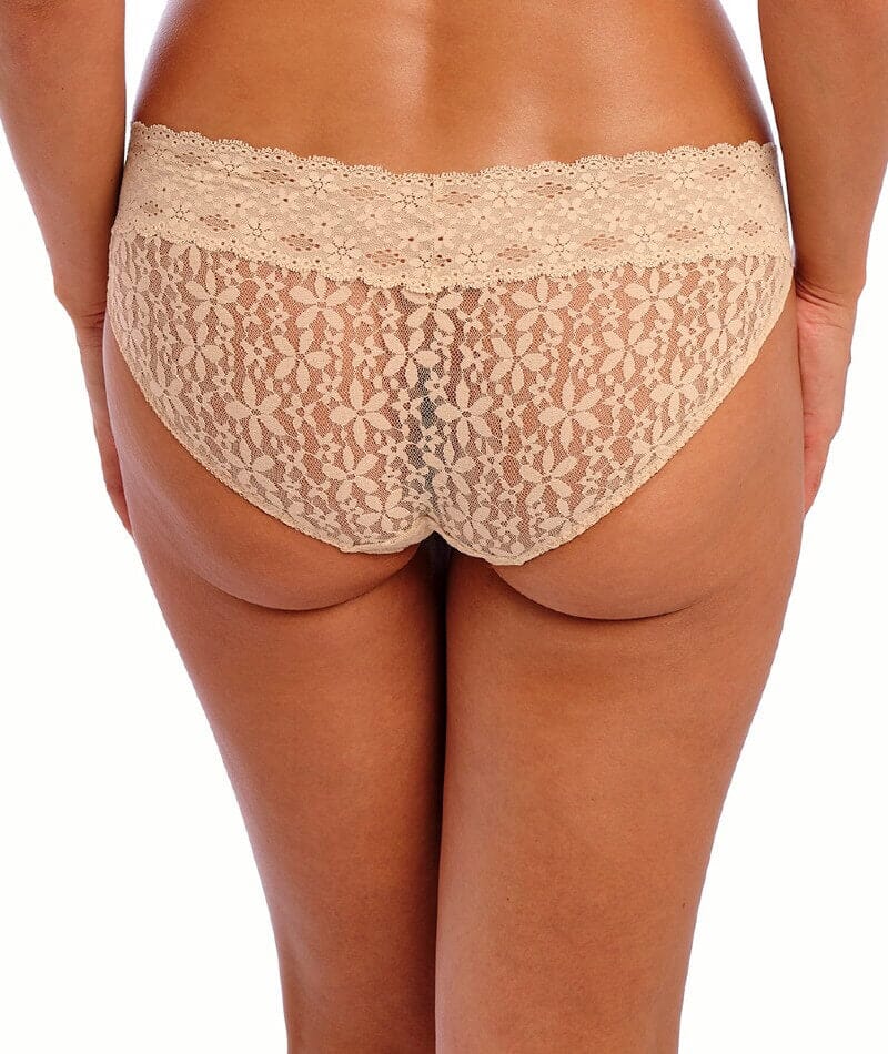 Wacoal Halo Lace Bikini Brief - Nude Knickers