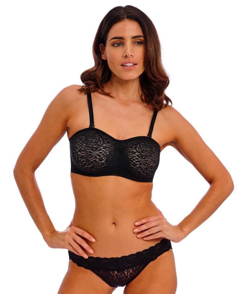 Wacoal Halo Lace Strapless Bra 2 Pack - Nude/Black Bras 