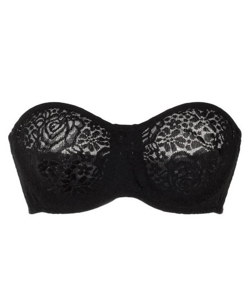 Wacoal Halo Lace Strapless Bra 2 Pack - Nude/Black Bras 