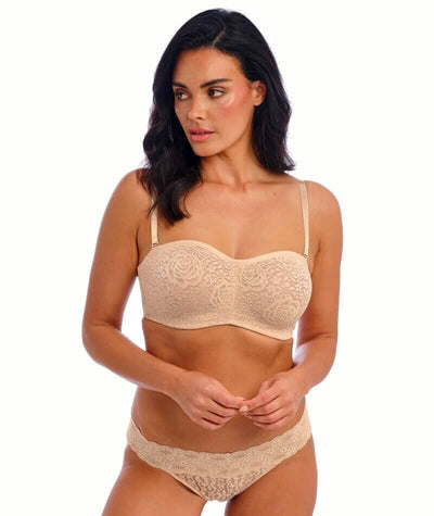 Wacoal Halo Lace Strapless Bra - Nude Bras