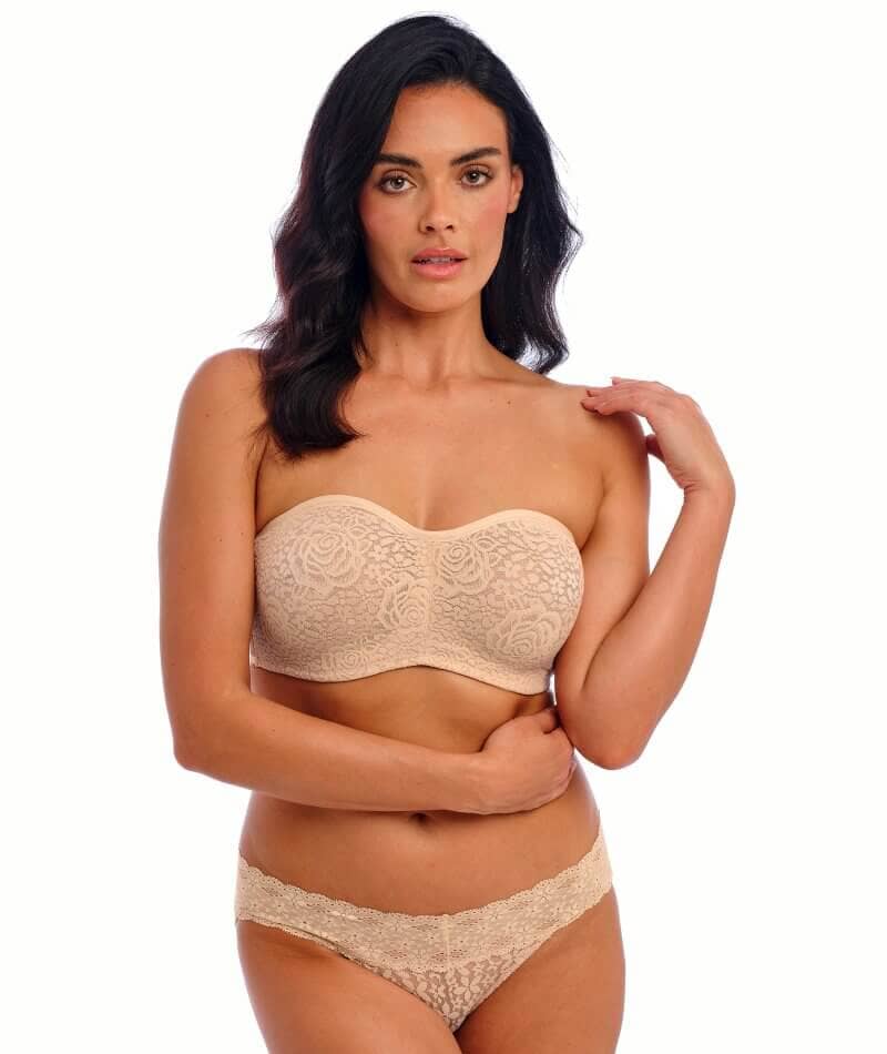 Wacoal Halo Lace Strapless Bra 2 Pack - Nude/Black Bras 
