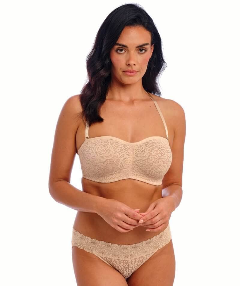 Wacoal Halo Lace Strapless Bra 2 Pack - Nude/Black Bras 