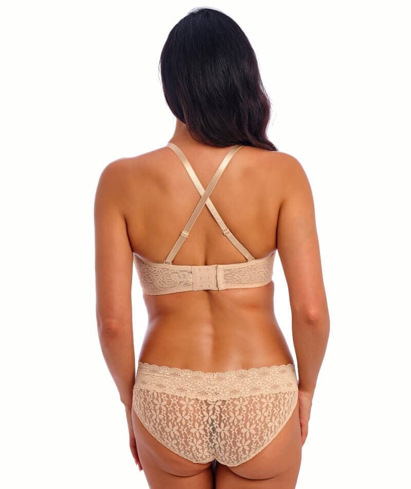 Wacoal Halo Lace Strapless Bra 2 Pack - Nude/Black Bras 