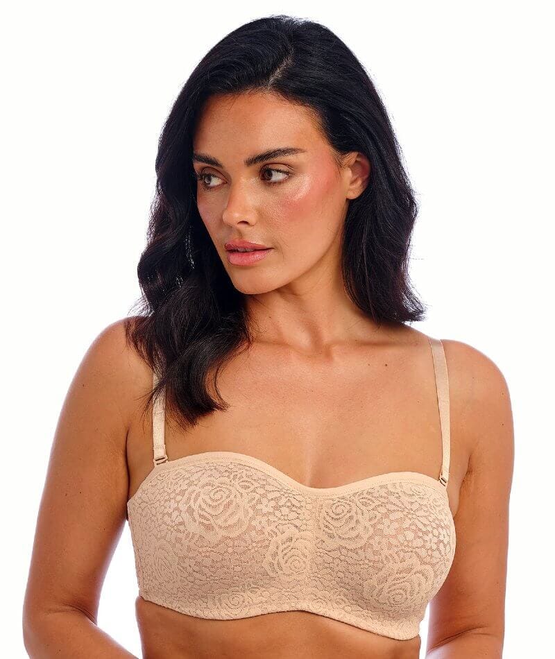 Wacoal Halo Lace Strapless Bra - Nude Bras