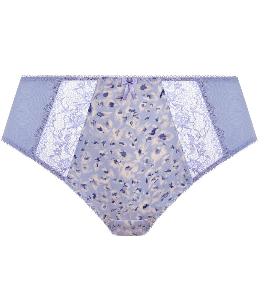 Elomi Morgan High Leg Brief - Blue Leopard
