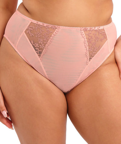 Elomi Zarla High Leg Brief - Rose Bud