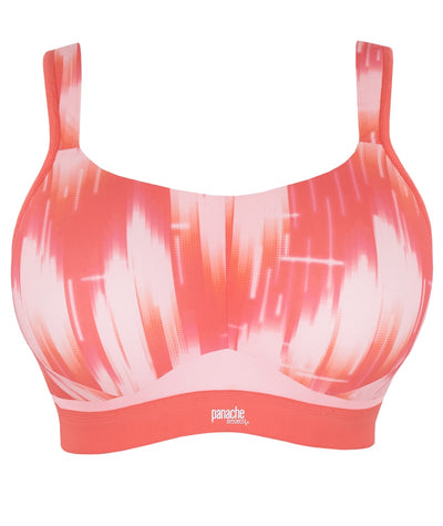 Panache Sport Boundless Wire-free Sports Bra - Pink Abstract