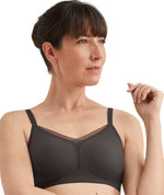 Amoena Wave Magic Non-Wired Bra - Anthracite