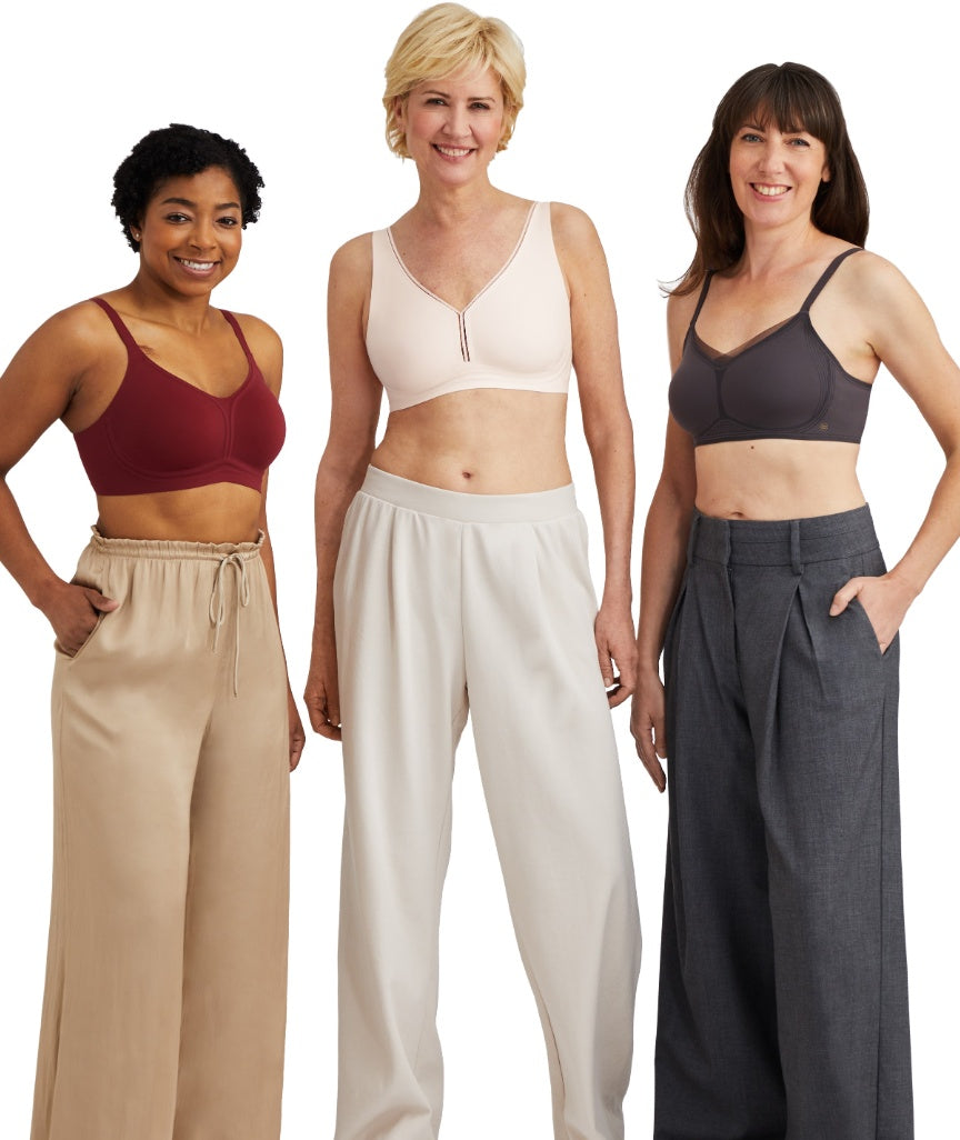 Amoena Wave Magic Non-Wired Bra - Anthracite