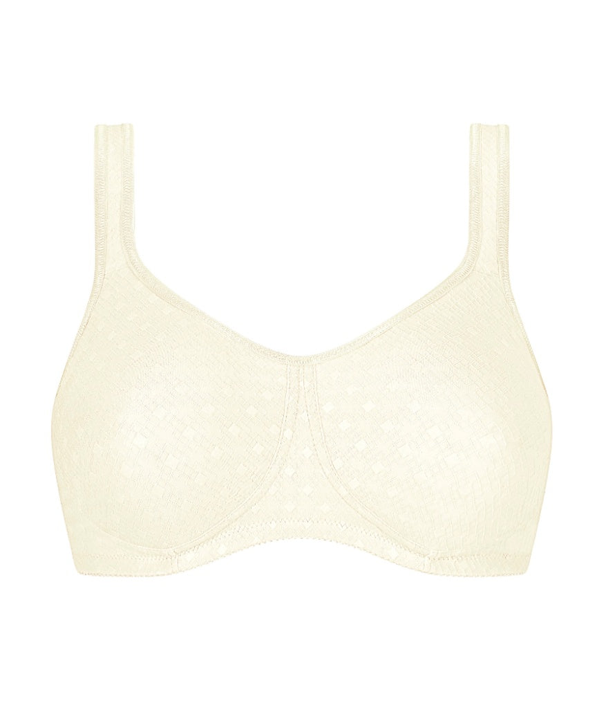 Amoena Tiana Wire-Free Bra - Off White