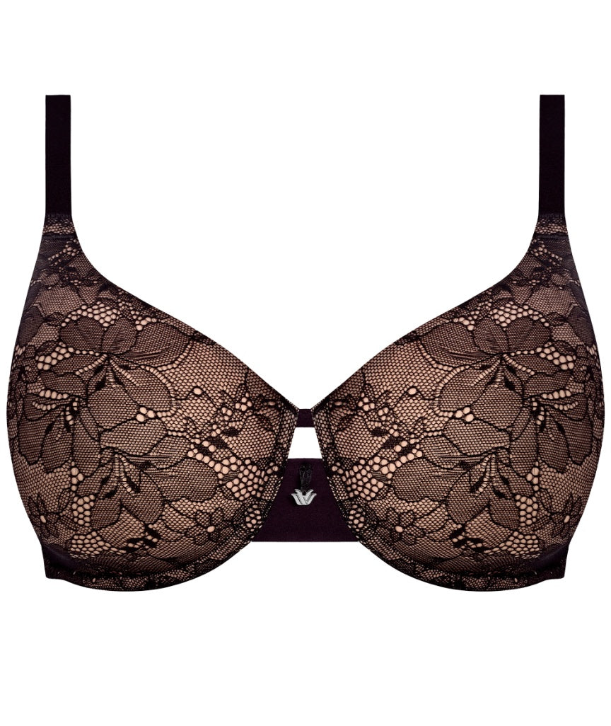 Wacoal Essence Underwire Moulded Non Padded Bra - Black