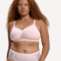 Nala Padded Support Wirefree Bralette Bra - Strawberries & Cream
