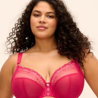 Elomi Matilda Underwired Plunge Bra -  Hot Pink