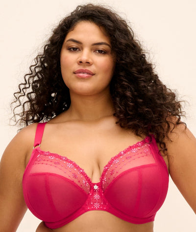 Elomi Matilda Underwired Plunge Bra -  Hot Pink