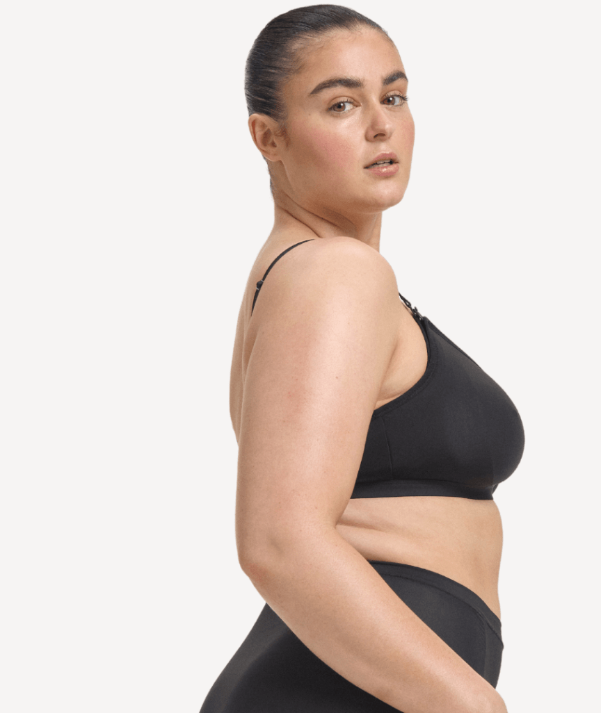 Nala Maternity Comfort Wirefree Bralette - Licorice
