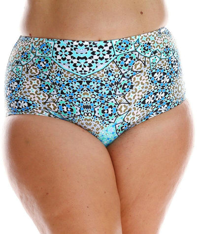 Capriosca High Waisted Pant - Mosaic Aqua Swim 6