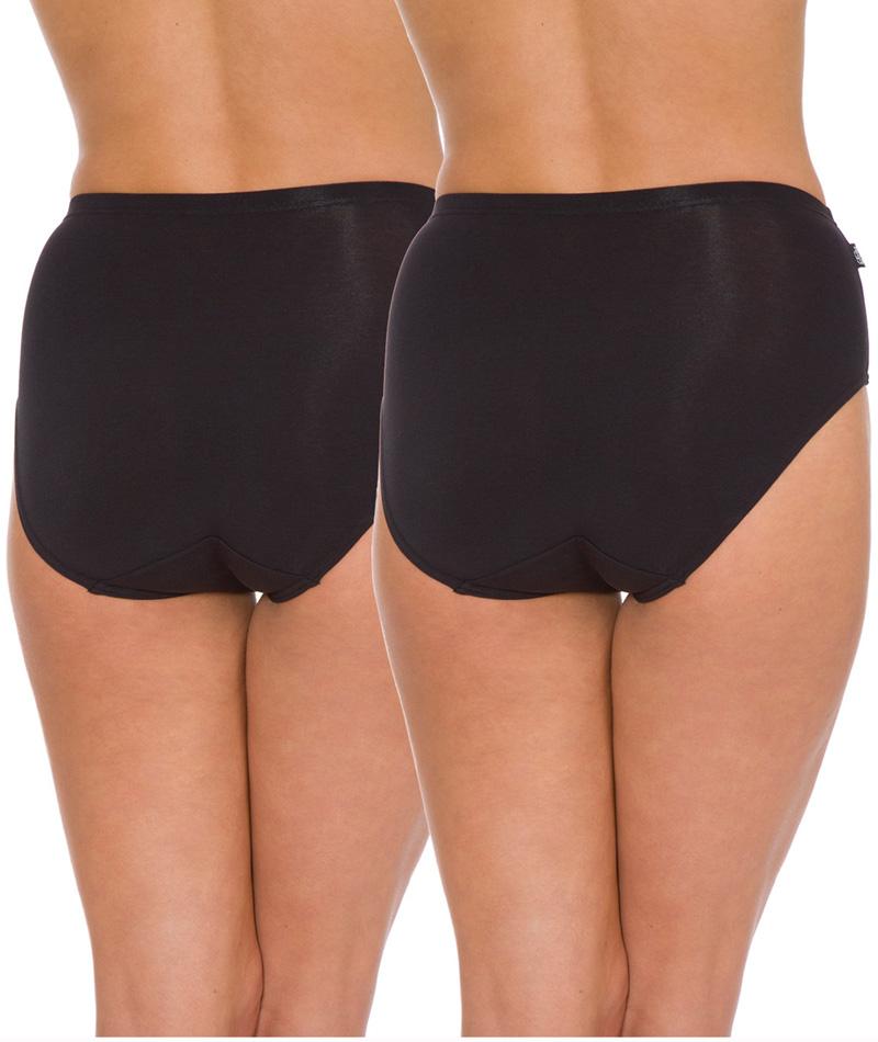 Sloggi Hikini 2 Pack Brief - Black Knickers