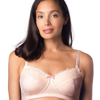 Hotmilk Show Off Luxe Full Cup Wire-free Maternity & Nursing Bra - Silver Peony