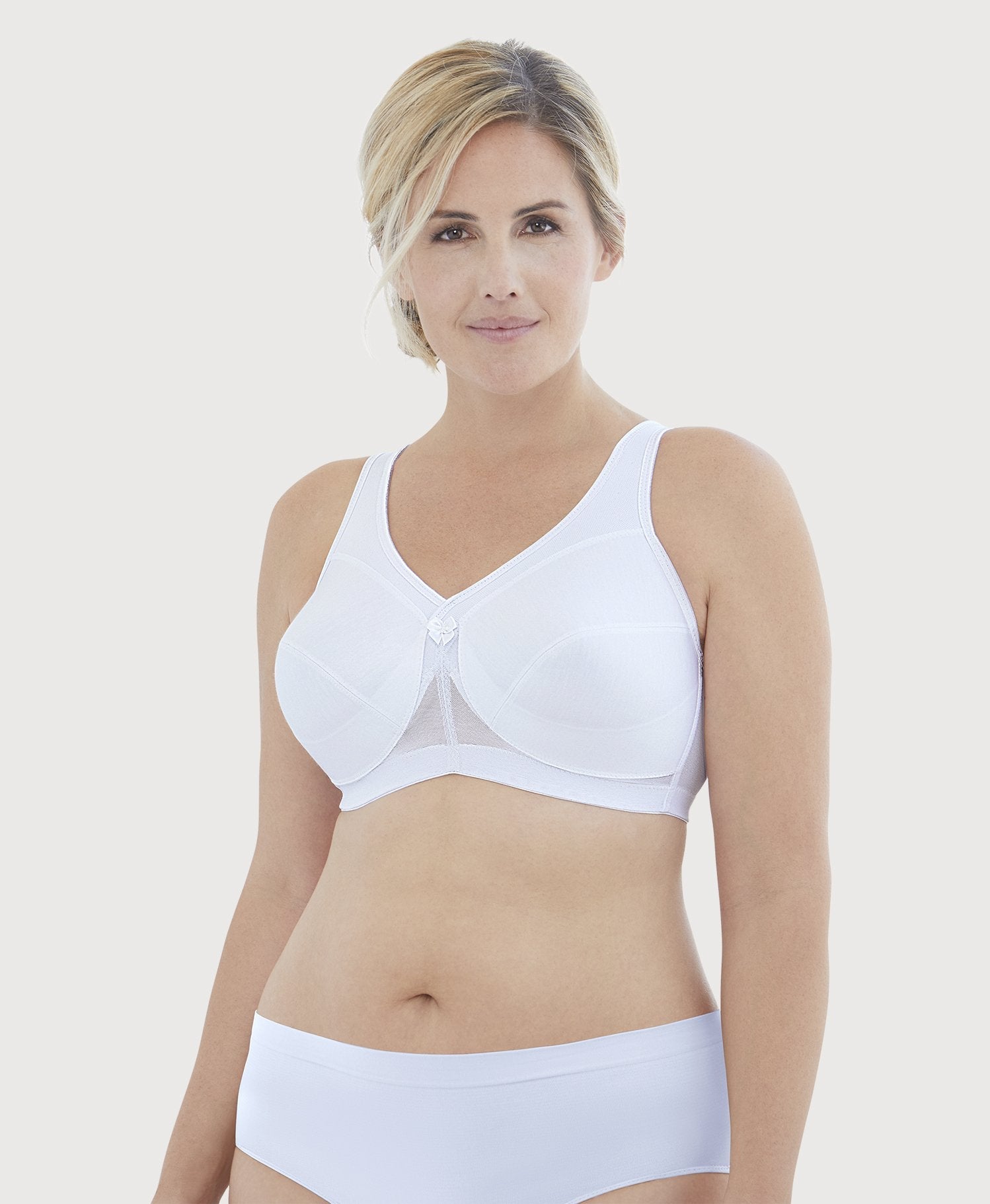 Glamorise MagicLift Natural Shape Support Wire-free Bra - Cappuccino -  Curvy Bras