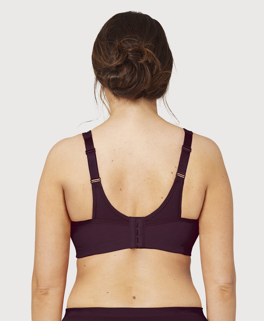 Glamorise MagicLift Active Support Bra - Wine Bras 