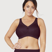 Glamorise MagicLift Active Wire-free Support Bra - Wine