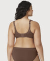 Glamorise Low Cut WonderWire Lace Bra - Mocha Bras