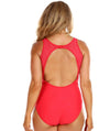 Capriosca Mesh Tank One Piece Swimsuit - Luxe Sport Red Swim