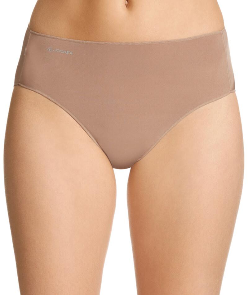 Jockey No Panty Line Promise Tactel Hi Cut Brief - Flesh Knickers 5