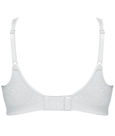 Playtex Comfort Revolution Swirl Wirefree Bra - White Swirl Bras