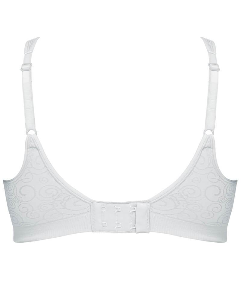 PLAYTEX Classic Support 83% Wirefree Cotton Bra in White P02C5