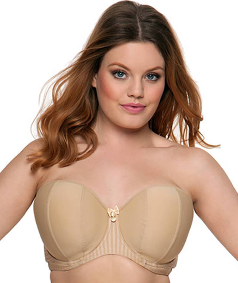 Curvy Kate Luxe Strapless Bra - Biscotti Bras